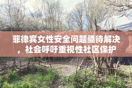 菲律宾女性安全问题亟待解决，社会呼吁重视性社区保护