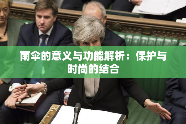 雨伞的意义与功能解析：保护与时尚的结合