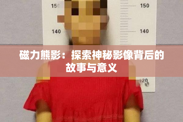 磁力熊影：探索神秘影像背后的故事与意义