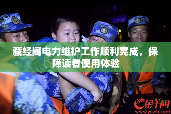 藏经阁电力维护工作顺利完成，保障读者使用体验