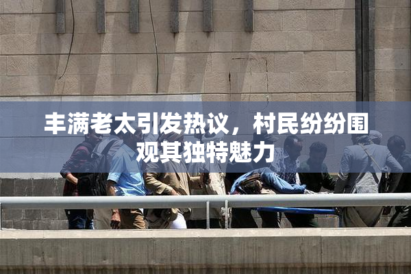 丰满老太引发热议，村民纷纷围观其独特魅力