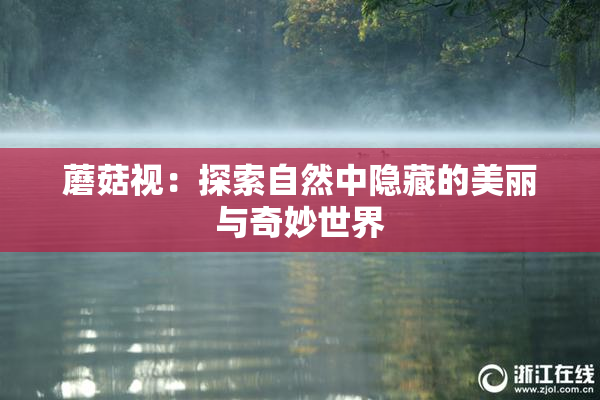 蘑菇视：探索自然中隐藏的美丽与奇妙世界