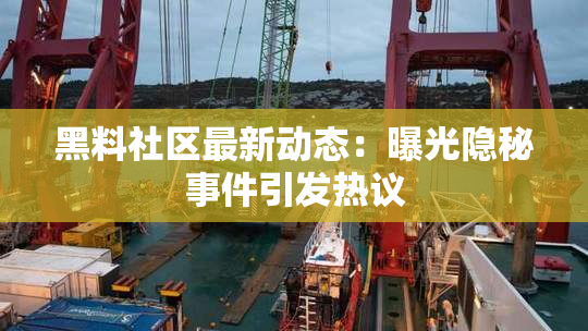 黑料社区最新动态：曝光隐秘事件引发热议