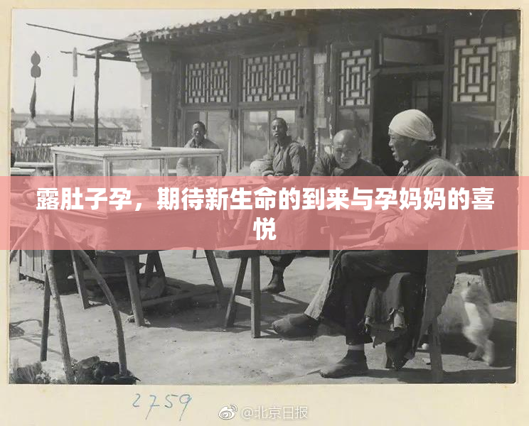 露肚子孕，期待新生命的到来与孕妈妈的喜悦