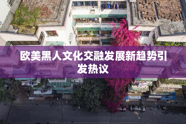 欧美黑人文化交融发展新趋势引发热议