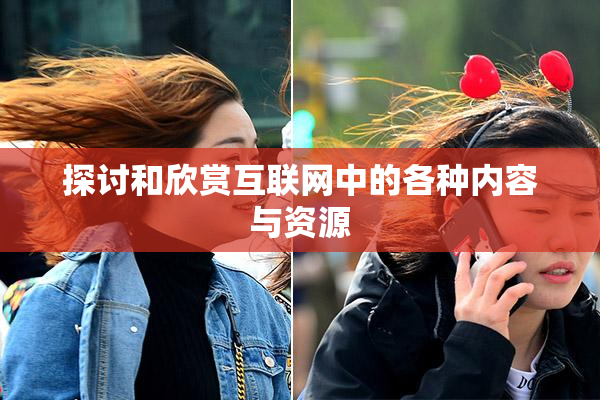 探讨和欣赏互联网中的各种内容与资源