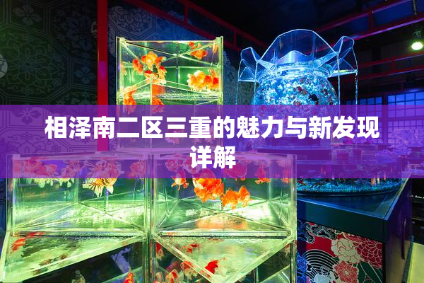 相泽南二区三重的魅力与新发现详解