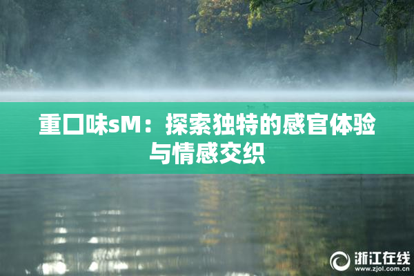 重囗味sM：探索独特的感官体验与情感交织