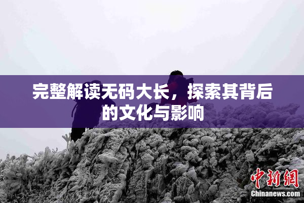 完整解读无码大长，探索其背后的文化与影响