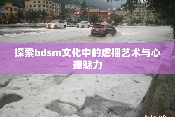 探索bdsm文化中的虐捆艺术与心理魅力