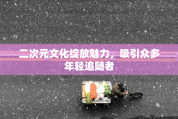 二次元文化绽放魅力，吸引众多年轻追随者